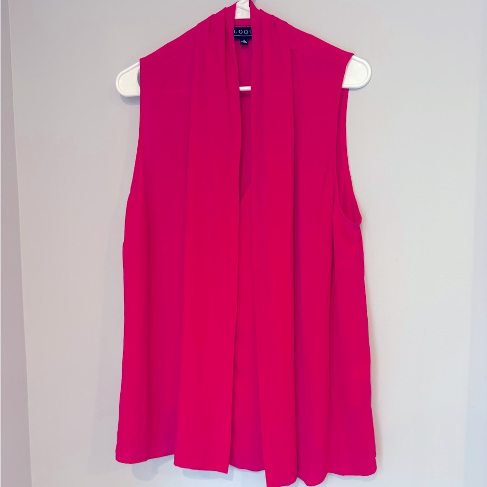 Eloquii Women's Bright Pink Sleeveless Top - Never Worn